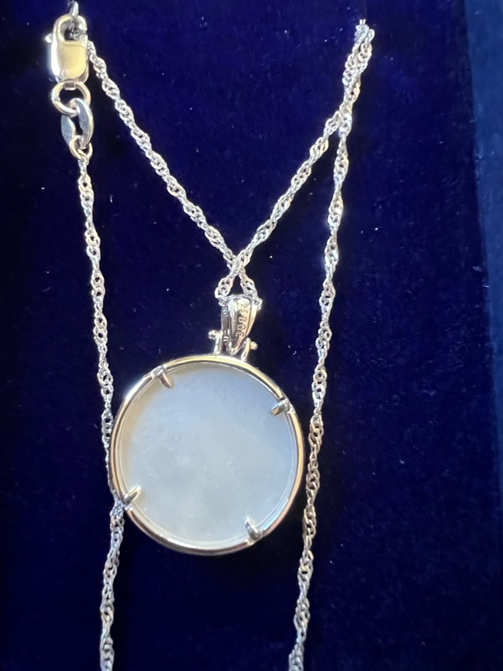 Bradford Exchange Diamond Sterling Silver Always My Daughter Compass necklace - Picture 4 of 9